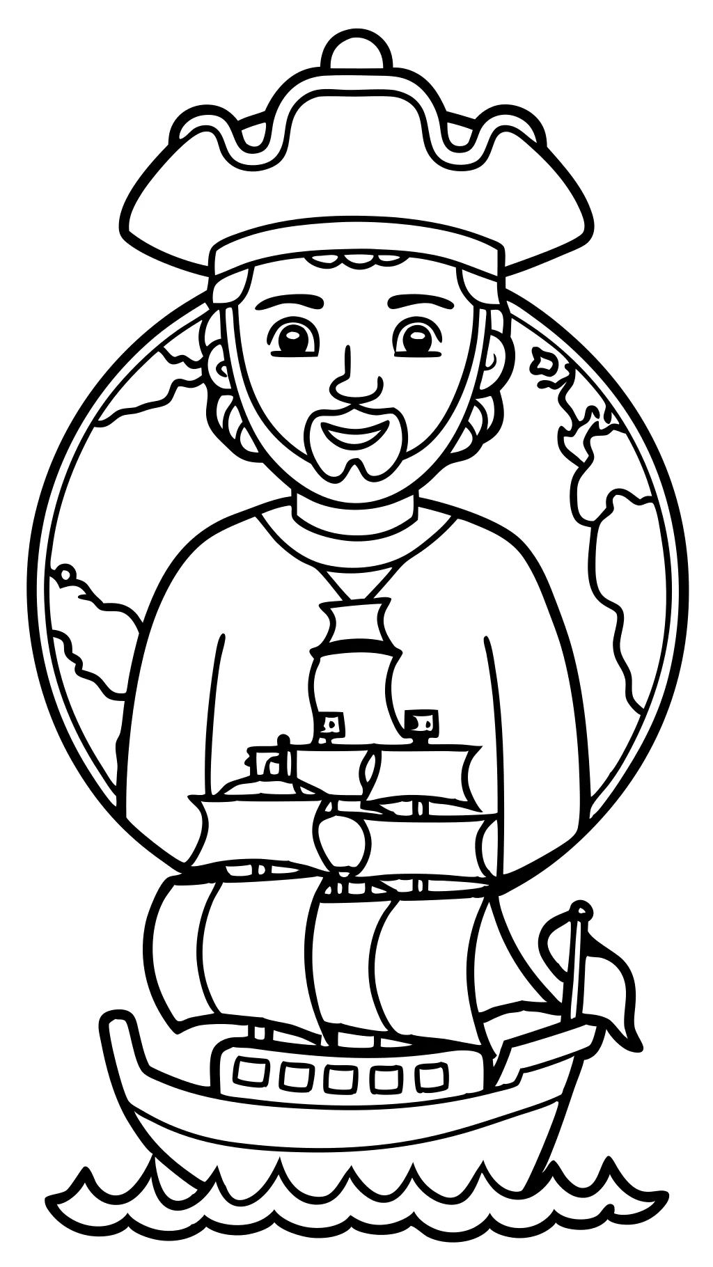 columbus day coloring pages